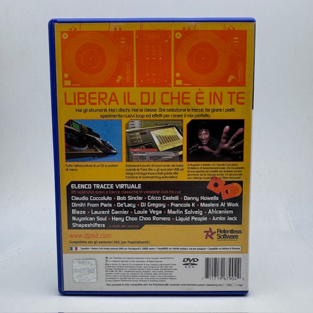DJ Decks & FX Coccoluto Edition PS2 Playstation 2 PAL ITA (USATO)