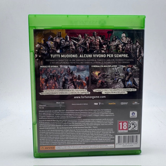 For Honor Xbox One/Series X PAL ITA (USATO)