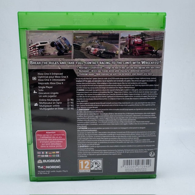 Wreckfest Drive Hard Die Last Xbox One/ Series X PAL ITA (USATO)