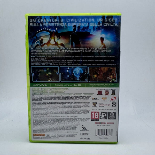 Xcom Enemy Unknown Microsoft Xbox 360 Pal Ita (USATO)
