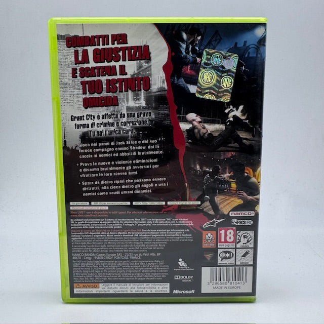 DEAD TO RIGHTS RETRIBUTION Xbox 360 PAL ITA (USATO)