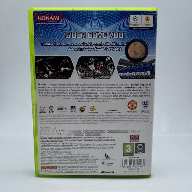 Pro Evolution Soccer 2012 Xbox 360 PAL ITA (USATO)