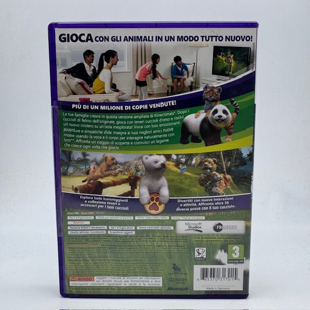 Kinectimals Ora con gli ORSI! (Richiede KINECT) Xbox 360 PAL ITA (USATO)