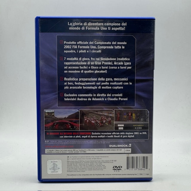 Formula One 2002 PS 2 Playstation 2 PAL ITA (Usato)