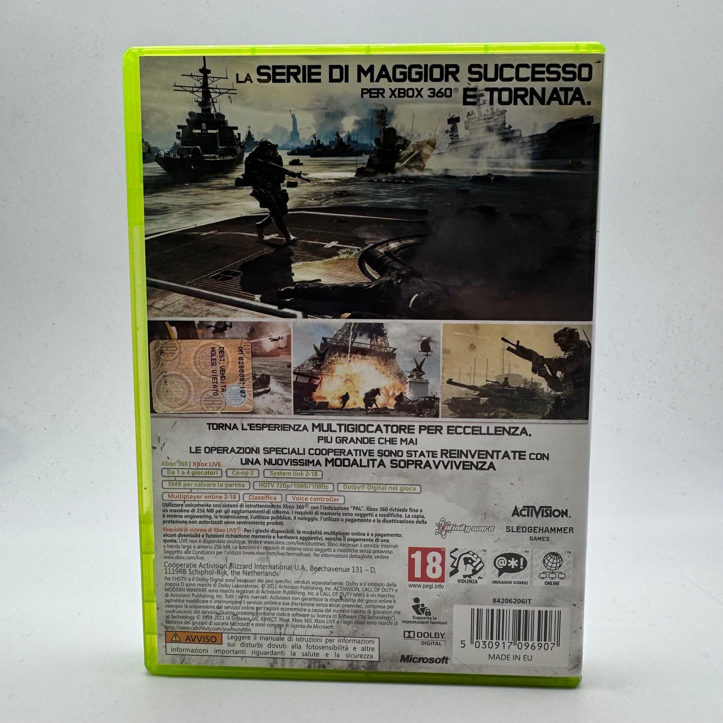 Call of Duty MW3 Xbox 360 PAL ITA (USATO)