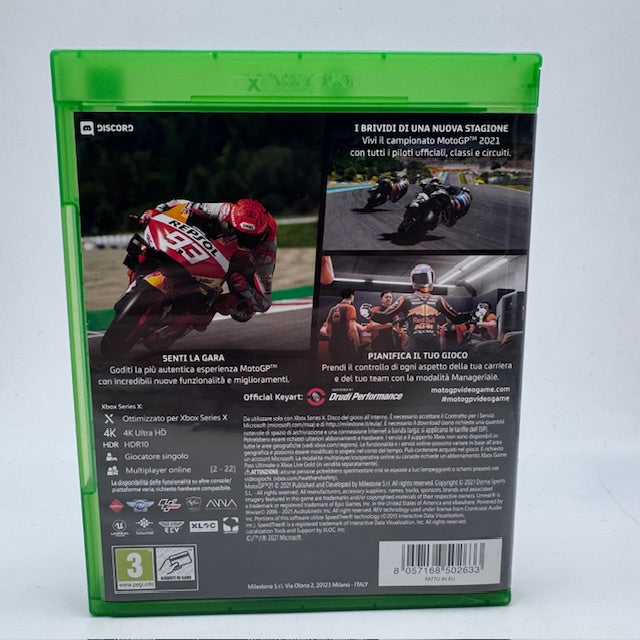 MotoGP 21 Series X PAL ITA (USATO)
