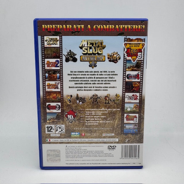 Metal Slug Anthology PS2 Playstation 2 PAL ITA (USATO)