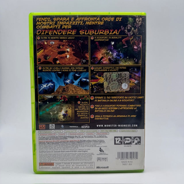 Monster Madness Battle for Suburbia Xbox 360 PAL ITA (USATO)