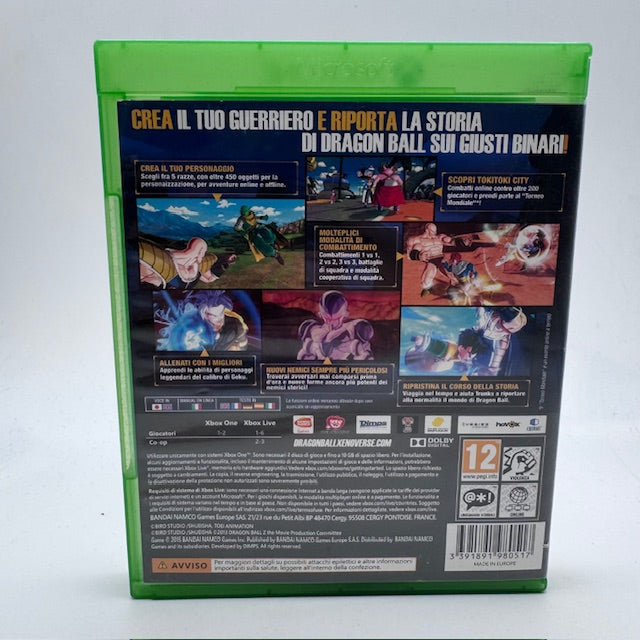 Dragonball Xenoverse Xbox One/Series X PAL ITA (USATO)