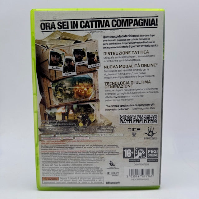 Battlefield Bad Company Classics Microsoft Xbox 360 Pal Ita (USATO)
