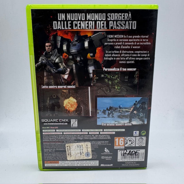 FRONT MISSION EVOLVED Xbox 360 PAL ITA (USATO)