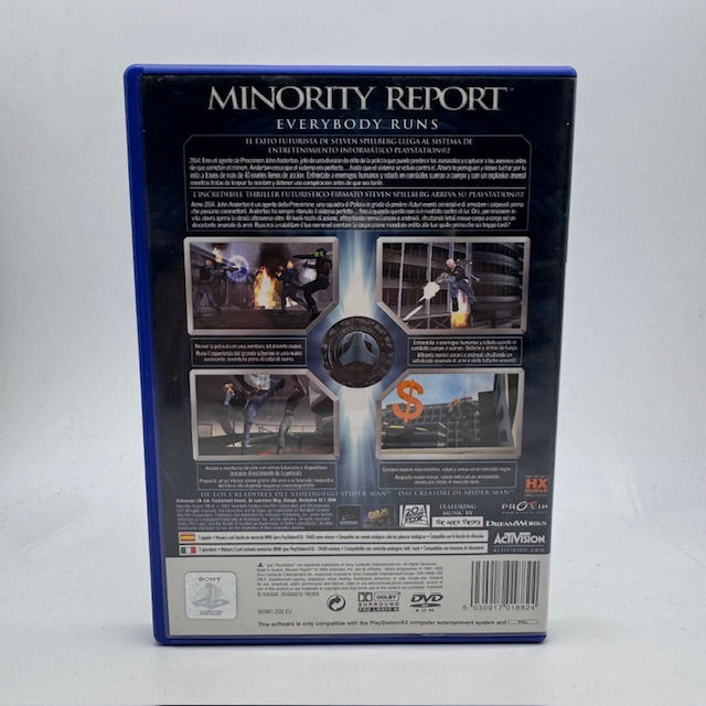 Minority Report PS2 Playstation 2 PAL ITA (USATO)