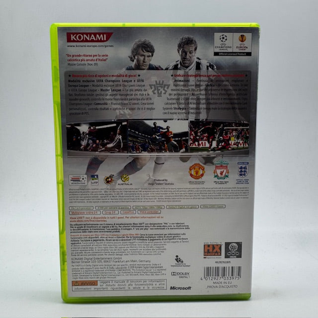 Pro Evolution Soccer 2010 Xbox 360 PAL ITA (Usato)