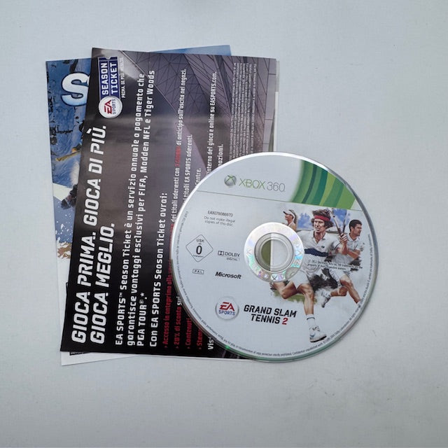 Grand Slam Tennis 2 Xbox 360 PAL ITA (USATO)