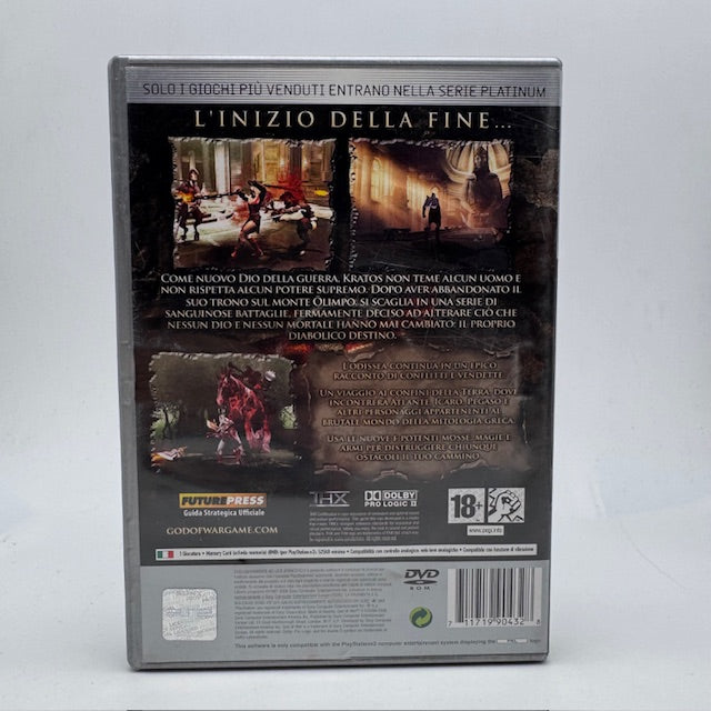 God Of War II Platinum PS2 Playstation 2 PAL ITA (USATO)