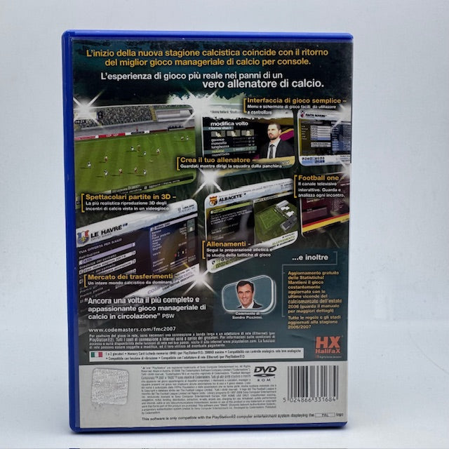 Football Manager Campionato 2007 PS2 Playstation 2 PAL ITA (USATO)