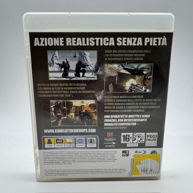 Conflict Denied Ops PS3 Playstation 3 PAL ITA (usato)