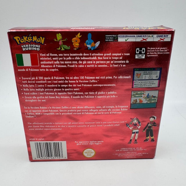 Pokemon Versione Rubino Game Boy Advance GBA PAL ITA (USATO)