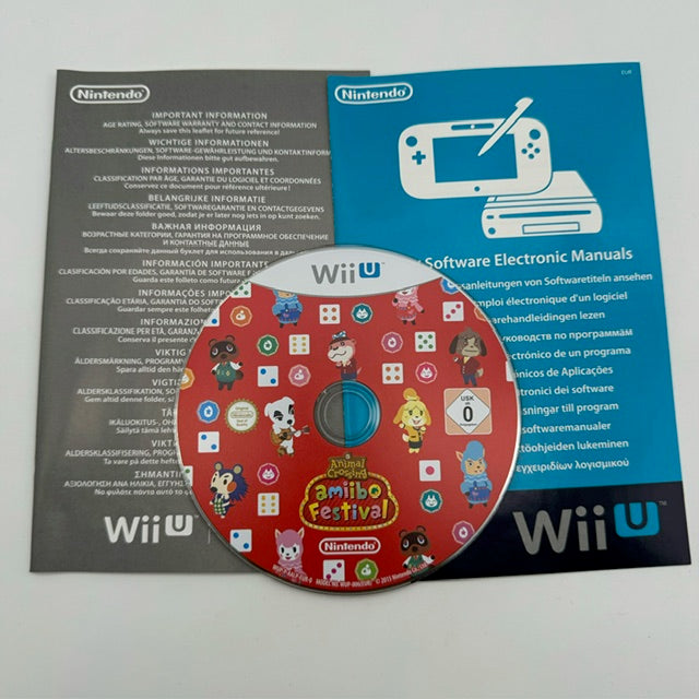 Animal Crossing Amiibo Festival Nintendo WiiU PAL Triangolo Viola (Usato)