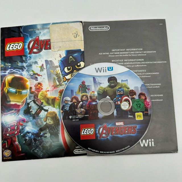 Lego Marvel Avengers Nintendo WiiU PAL ITA Triangolo Blu (Usato)
