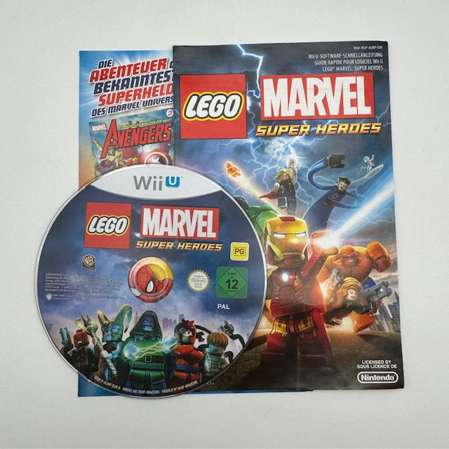 Lego Marvel Super Heroes Nintendo WiiU PAL GER/FRA Triangolo Viola (Usato)
