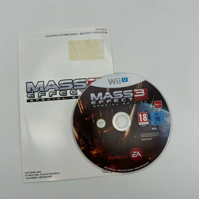 Mass Effect 3 Special Edition Nintendo WiiU PAL Triangolo Blu (Usato)