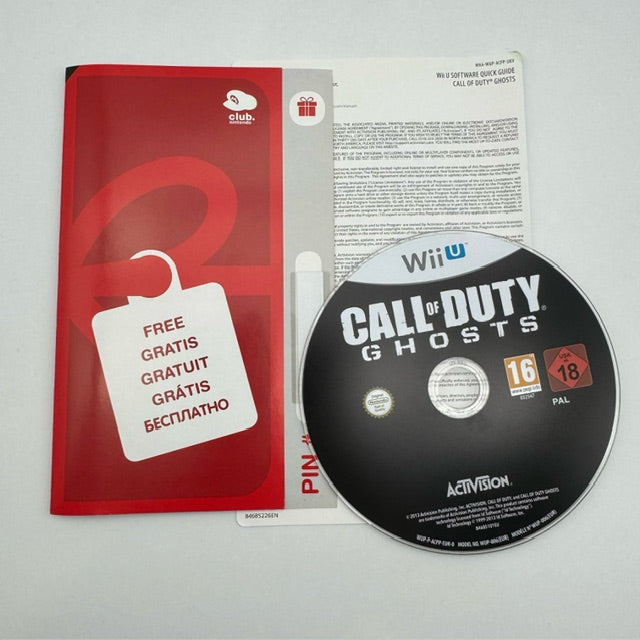 Call Of Duty Ghosts Nintendo WiiU PAL Triangolo Verde (Usato)