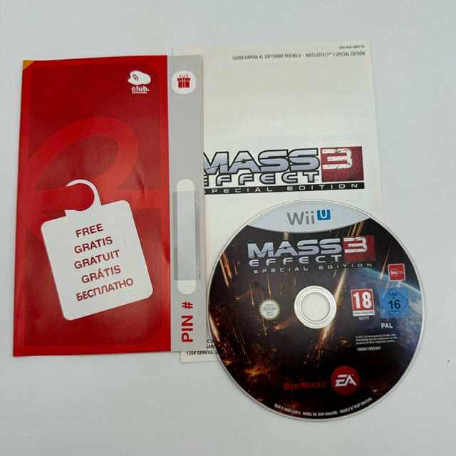 Mass Effect 3 Special Edition Nintendo WiiU PAL Triangolo Blu (Usato)