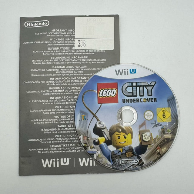 Lego City Undercover Nintendo WiiU PAL Triangolo Viola (Usato)