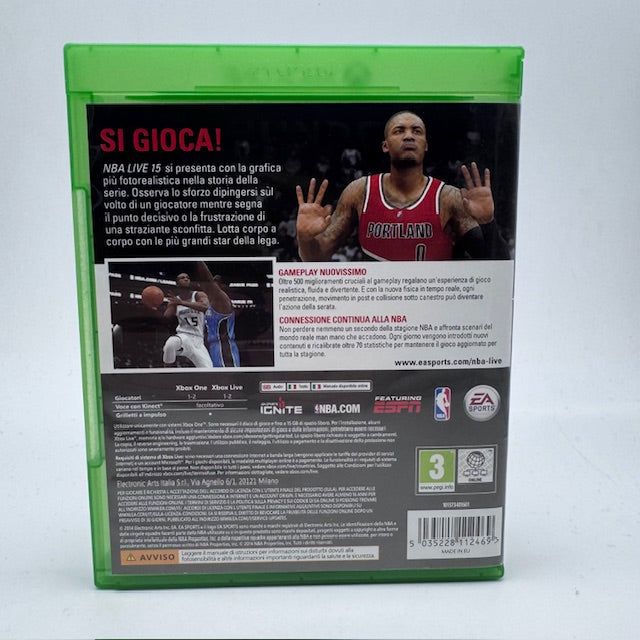 NBA LIVE 15 Xbox One PAL ITA (USATO)