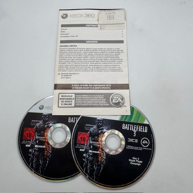 Battlefield 3 Limited Edition Xbox 360 PAL ITA (Usato)