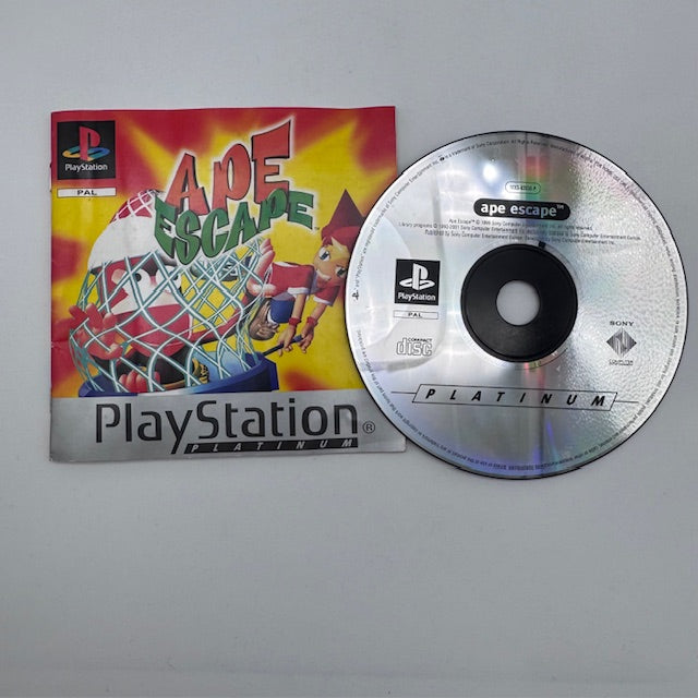 Ape Escape PS1 Playstation 1 Platinum PAL ITA (USATO)