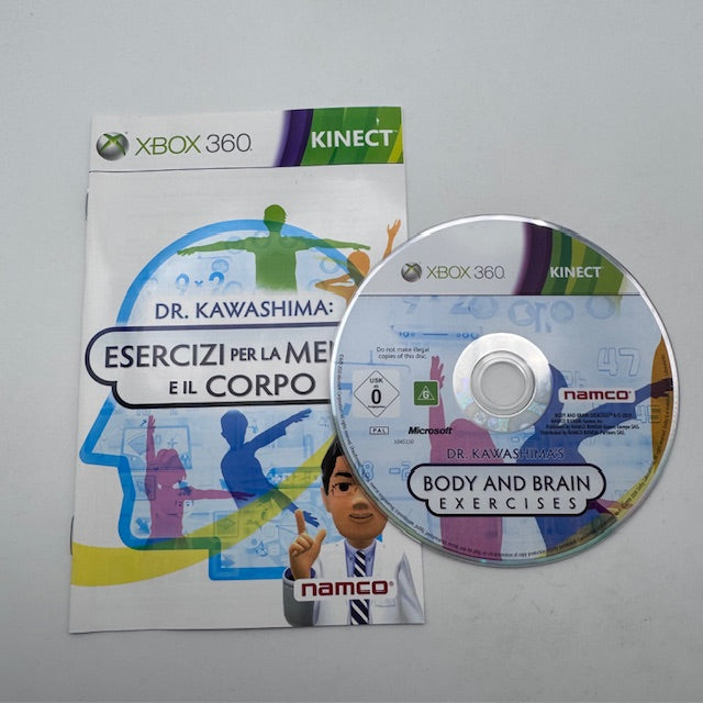 DR. KAWASHIMA ESERCIZI PER LA MENTE E IL CORPO (Richiede KINECT) Xbox 360 PAL ITA (USATO)
