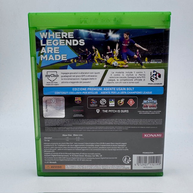 Pro Evolution Soccer 2018 Premium Edition Xbox One/ Series X PAL ITA (USATO)