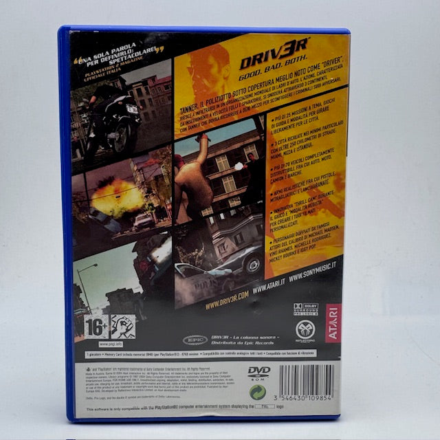 DRIVER 3 (DRIV£R) PS2 Playstation 2 PAL ITA (USATO)