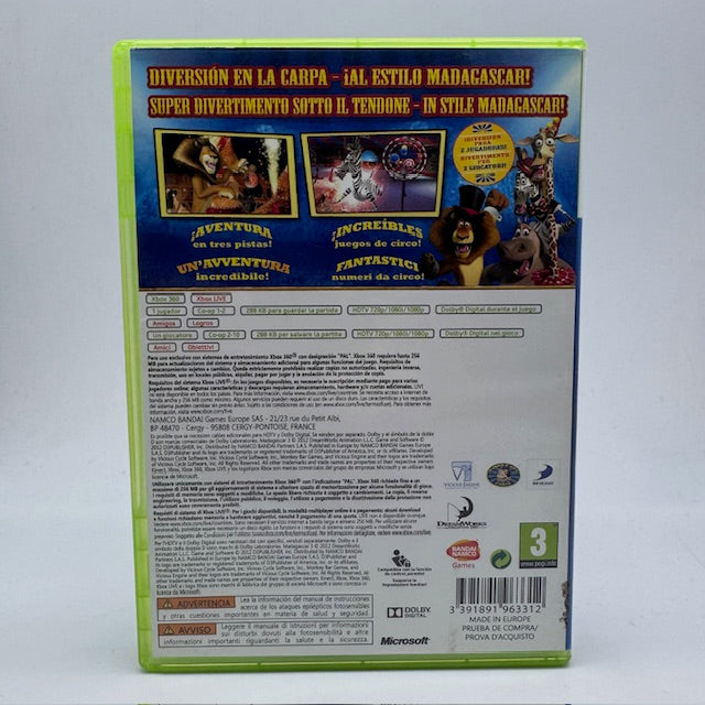 Madagascar 3 Xbox 360 PAL ITA (USATO)