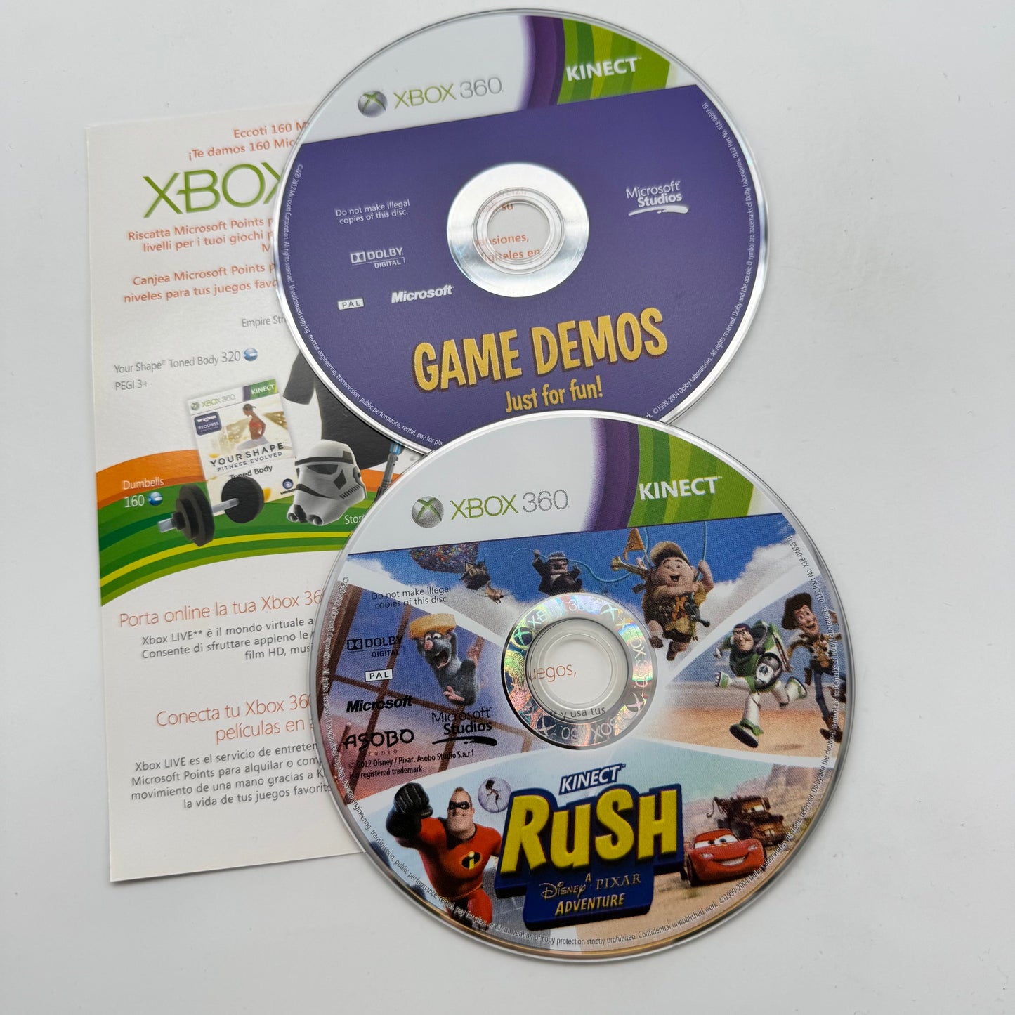 Kinect Rush - un'avventura Disney Pixar Xbox 360 PAL ITA (USATO)