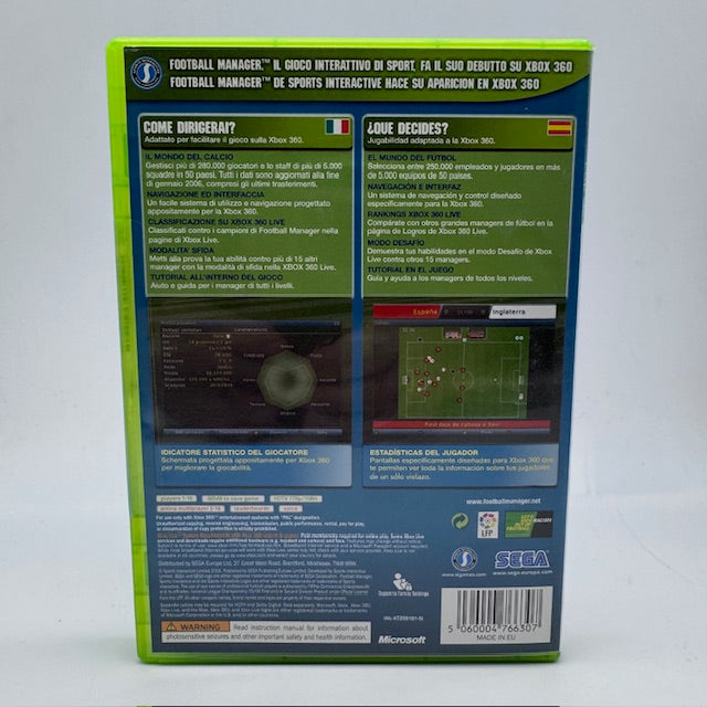 Football Manager 2006 Xbox 360 PAL ITA (USATO)