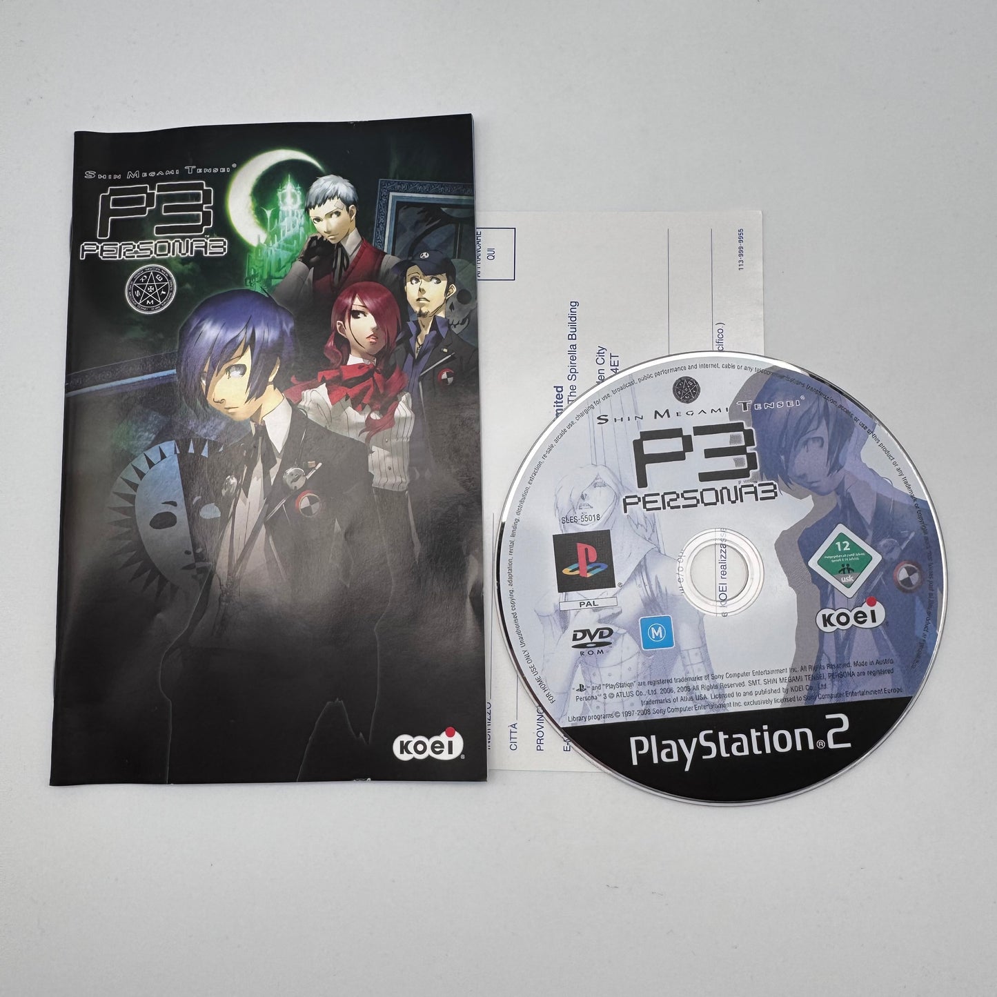 Persona 3 PS2 Playstation 2 PAL ITA (USATO)
