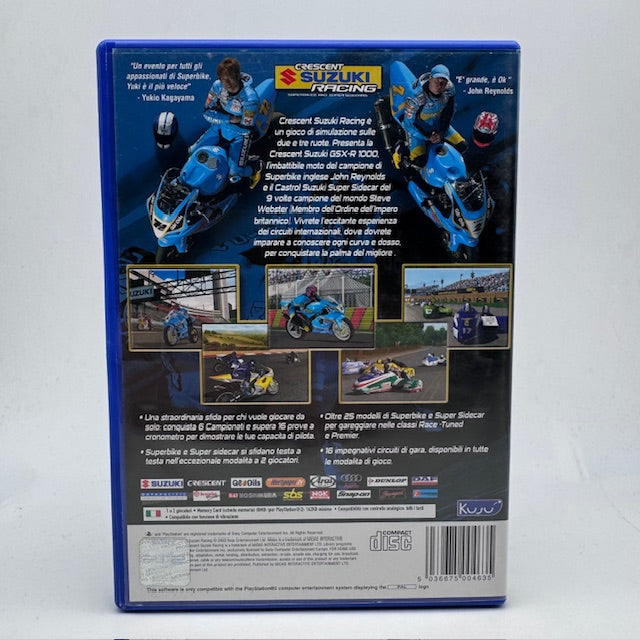 Crescent Suzuki Racing PS2 Playstation 2 PAL ITA (USATO)