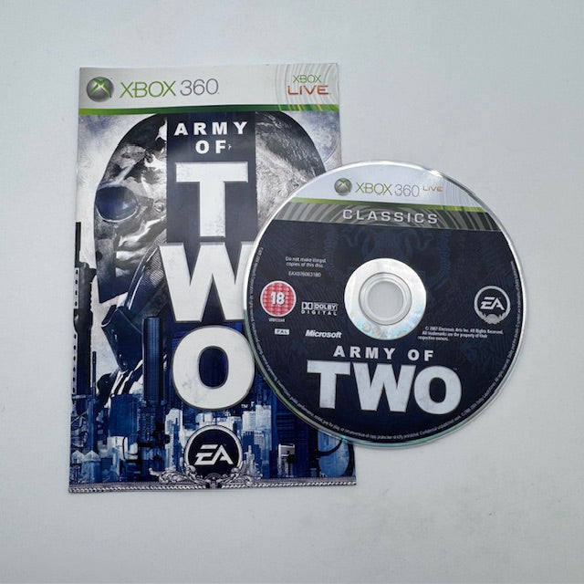 Army of Two Classics X360 Xbox 360 Pal Ita (USATO)
