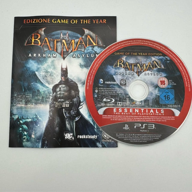 Batman Arkham Asylum GOTY Essentials PS3 Playstation 3 Pal Ita (USATO)