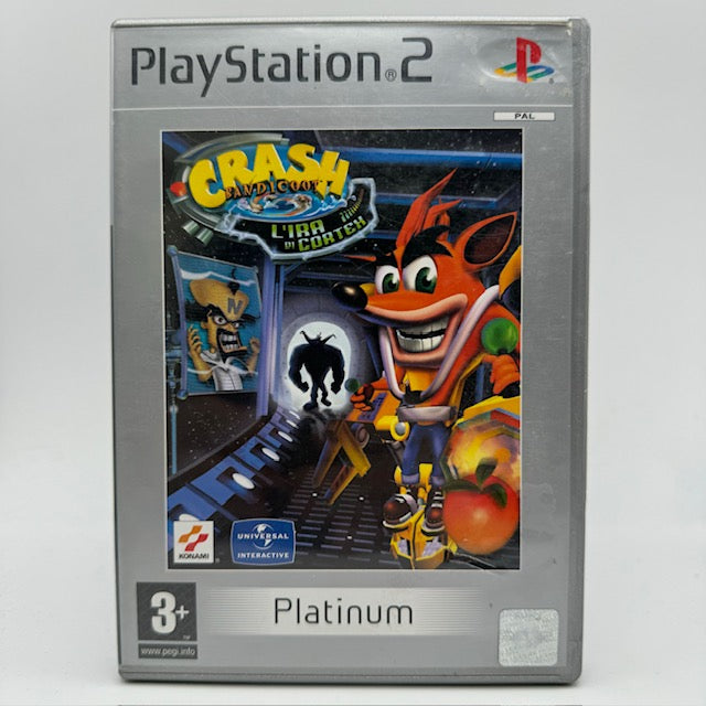 Crash Bandicoot L'ira Di Cortex Platinum PS2 Playstation 2 PAL ITA (USATO)