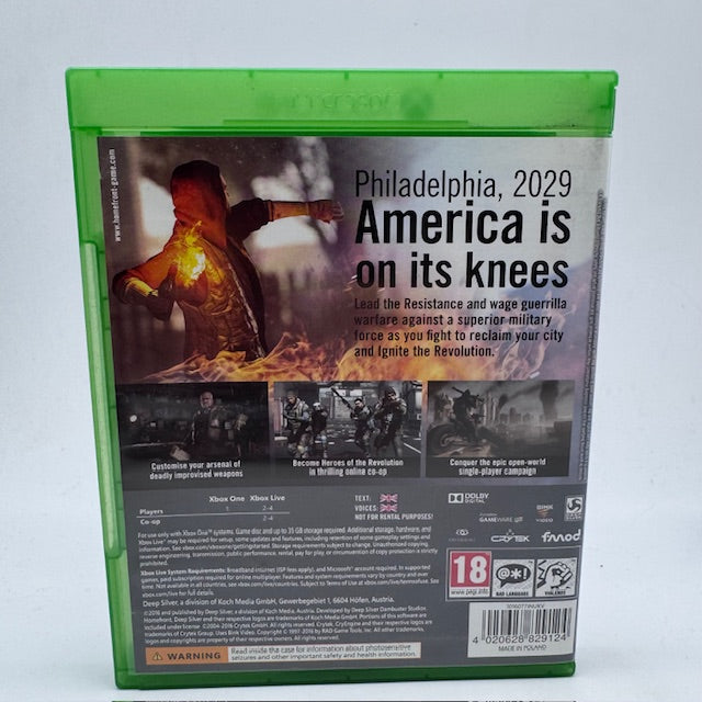 Homefront the Revolution Xbox One/Series X PAL UK (USATO)