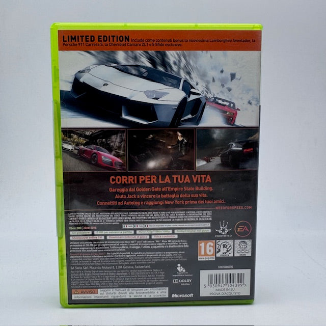 Need for Speed the Run Limited Edition Xbox 360 PAL ITA (USATO)