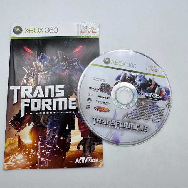 Transformers La Vendetta del Caduto Xbox 360 PAL ITA (USATO)