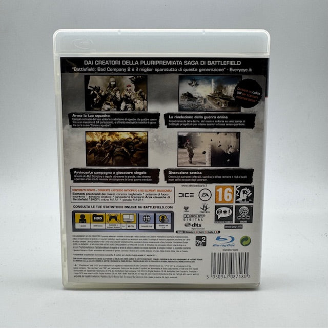 Battlefield: Bad Company 2 PS3 Playstation 3 PAL ITA (usato)