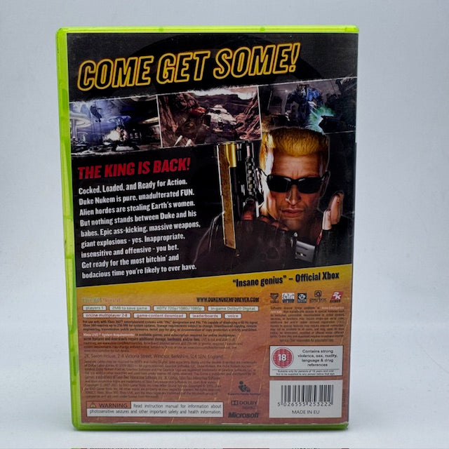 Duke Nukem Forever Xbox 360 PAL UK (USATO)