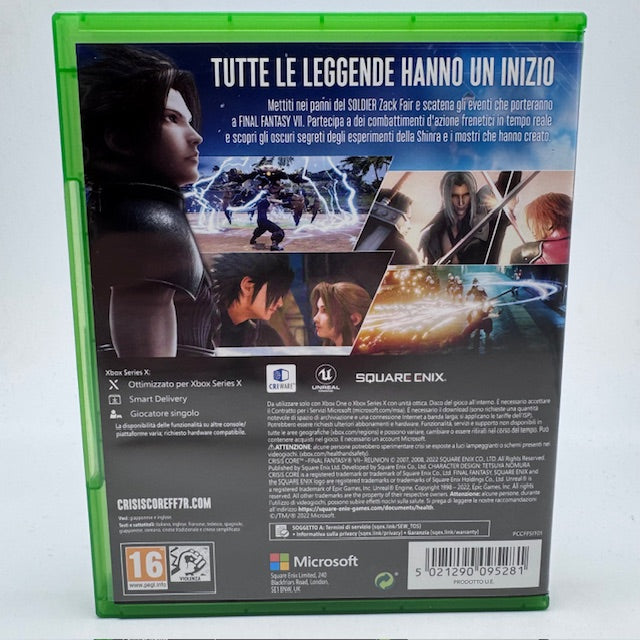 Crisi Core Final Fantasy VII Reunion Xbox One/Series X PAL ITA (USATO)