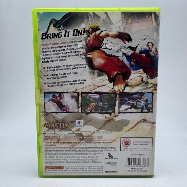 Street Fighter IV 4 Xbox 360 PAL UK (USATO)
